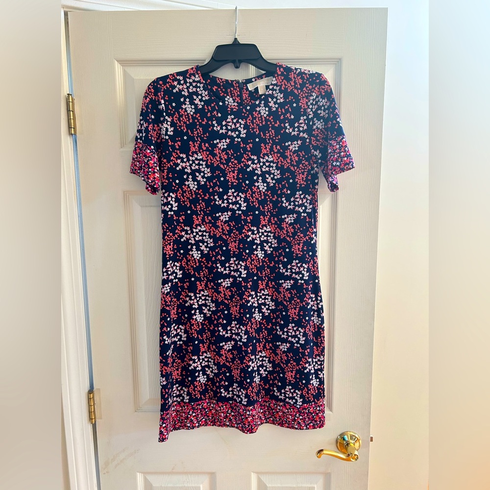 Michaels Kors Navy Floral Dress